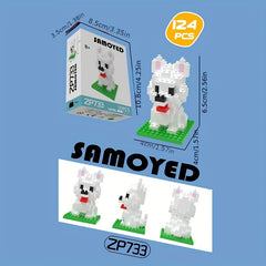 Dog Building Blocks DIY Model Mini Assembled Educational Toys