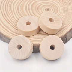 5pcs 30MM Wood Beads for DIY Jewelry Making