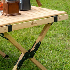 Portable Folding Egg Roll Table for Camping and Picnics