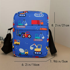 Kids Cartoon Crossbody Unicorn Rocket Dinosaur Travel Bag