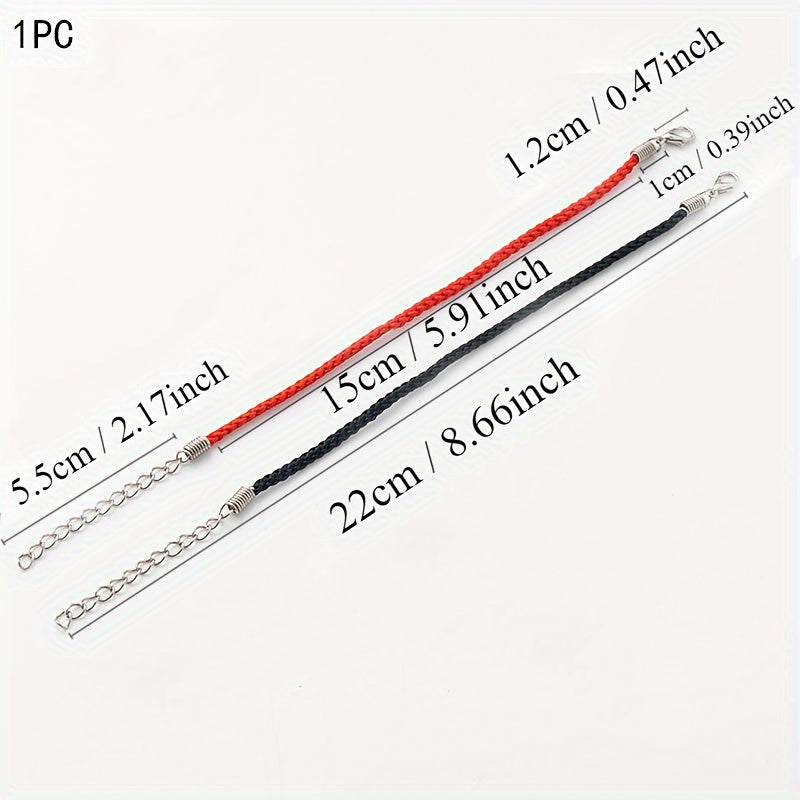 1pc Braided Solid Sports Bracelet Outdoor Couple Wristband