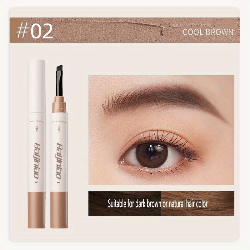Long Lasting Waterproof Eyebrow Cream Stick with Matching Brush