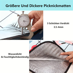 Waterproof Outdoor Picnic Beach Blanket Foldable Mat for Camping