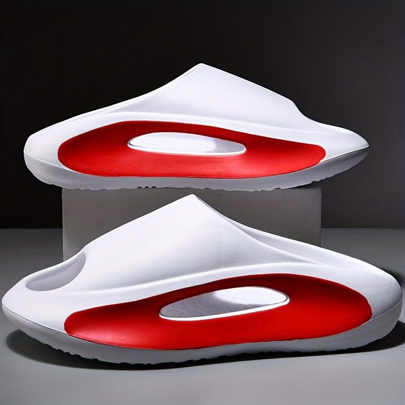 Unisex Block Casual Non Slip Slides Open Toe Beach Shoes