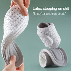Thick Shock-absorbing Sports Insoles for Foot Pain Relief