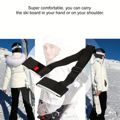 Adjustable Nylon Skiing Pole Straps for Easy Carrying