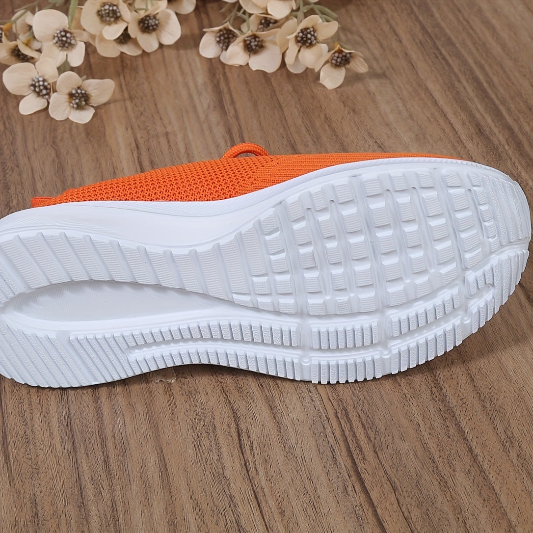 Woven Athletic Running Shoes Lace up Outdoor Casual Sneakers Women's