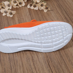 Woven Athletic Running Shoes Lace up Outdoor Casual Sneakers Women's