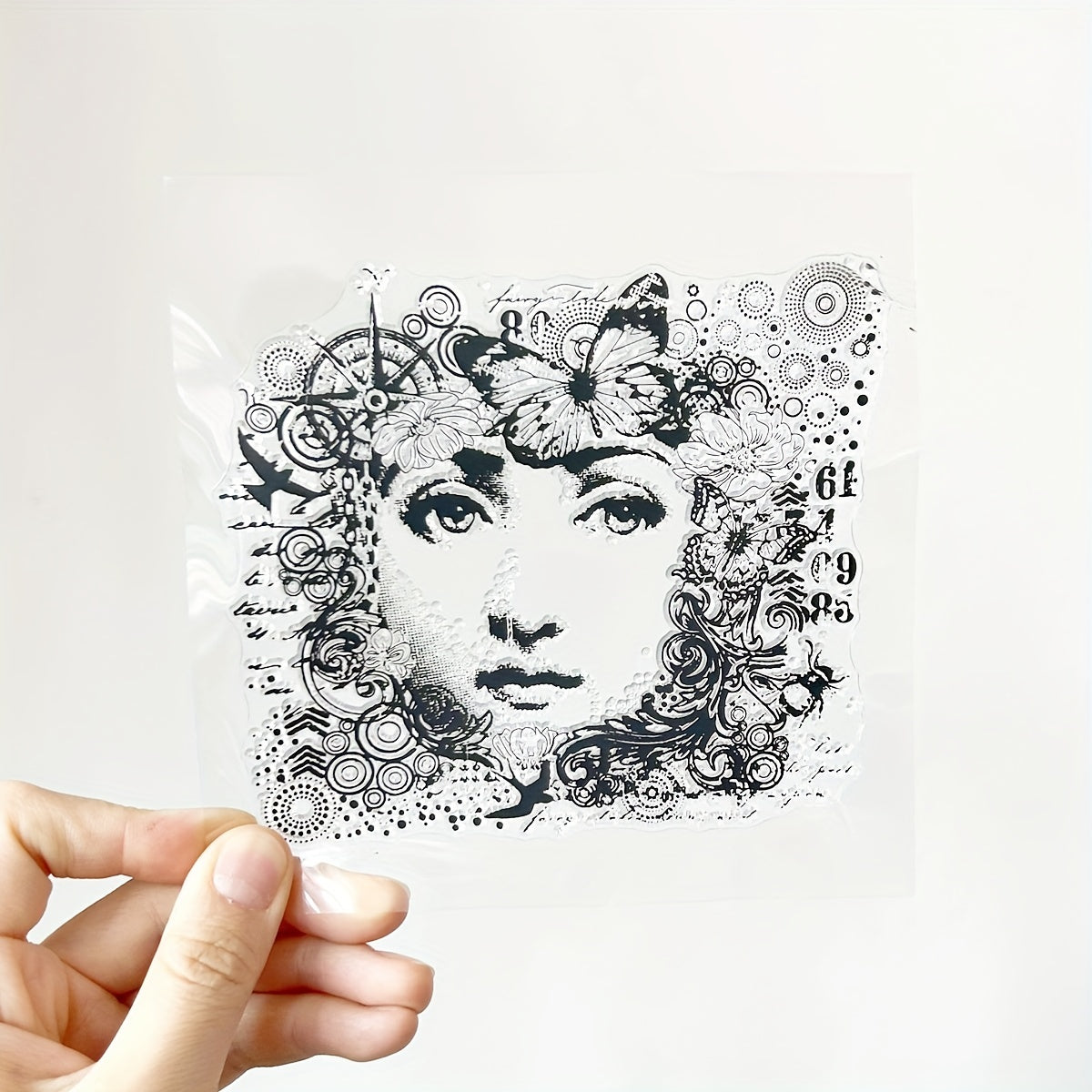 Clear Stamp Painting Tool for DIY Scrapbook Decoration