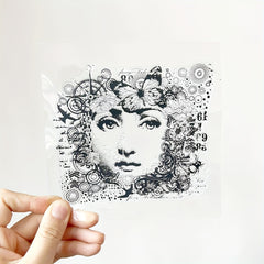 Clear Stamp Painting Tool for DIY Scrapbook Decoration