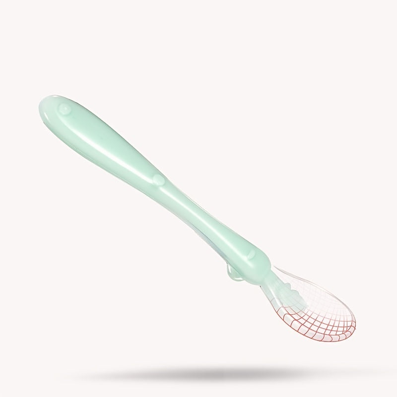 Soft Silicone Baby Spoons - Set of 2 for Tableware & Food Supplements