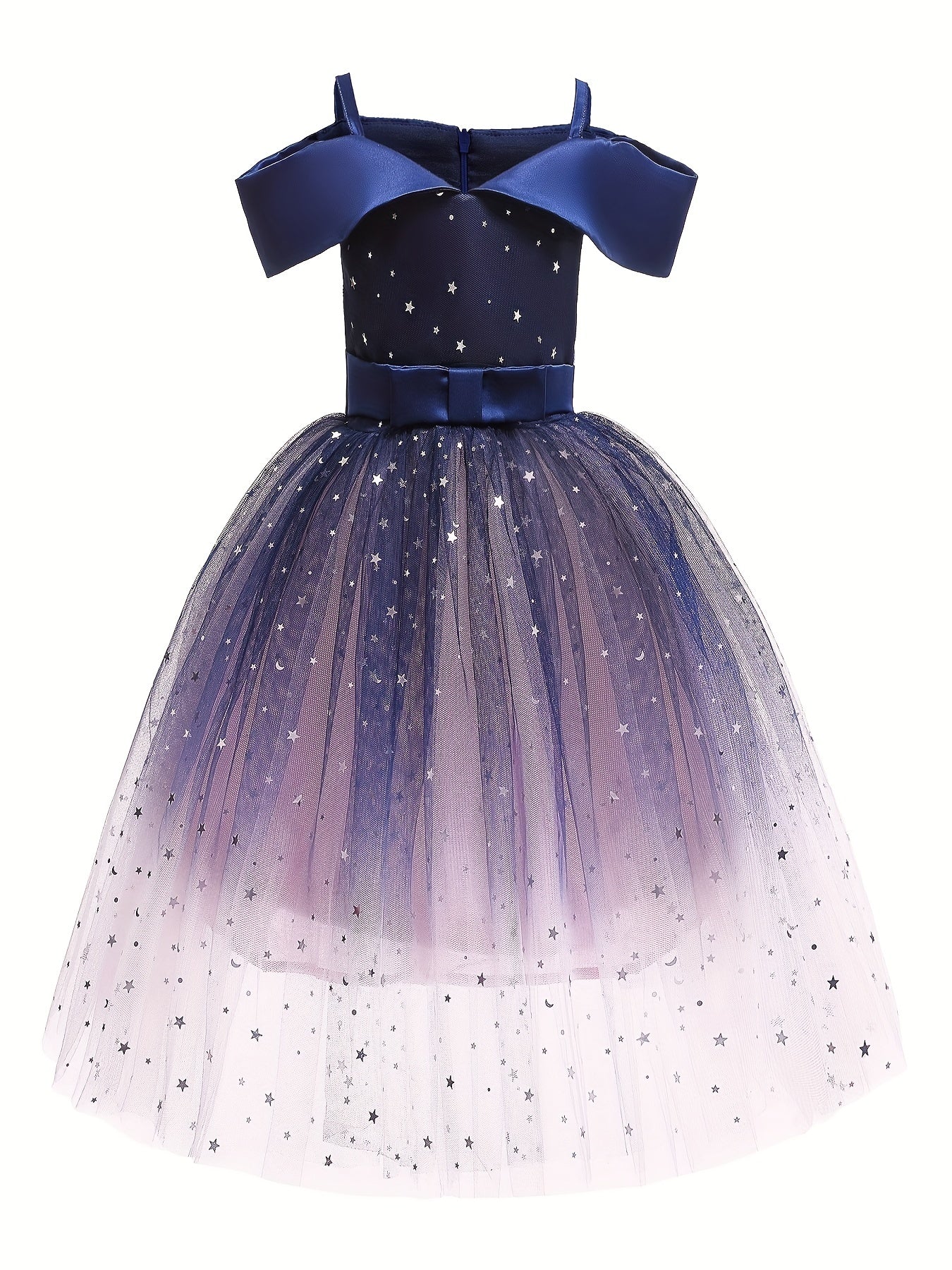 Kids Princess Party Dress Sleeveless Gown