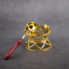 Golden Hollow Fire Paint Stove - Creative Design