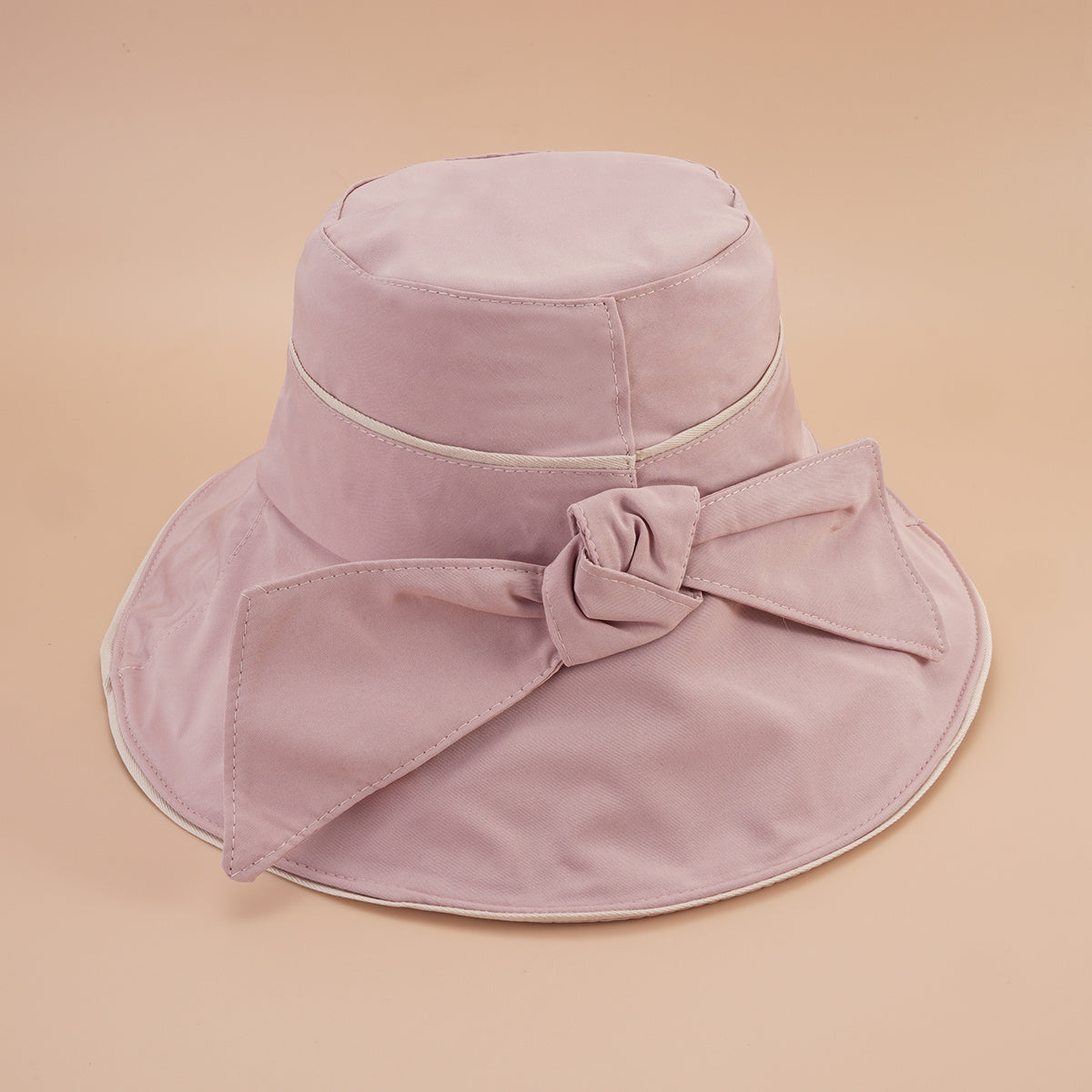 Western Style Summer Bow Bucket Hat Men Women All-match Sun Hat
