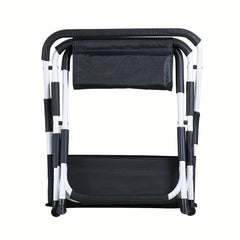 Folding Metal Camping Chair, Outdoor Backrest Chair