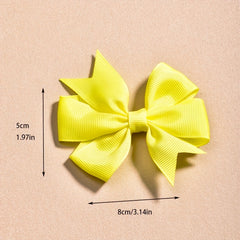 20pc Sweet Ribbon Bow Hair Clips Set Girls Hair Accessories