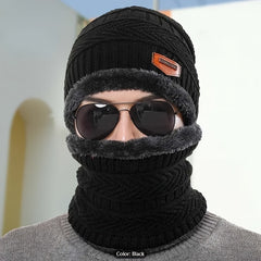 Winter Knitted Hat & Scarf Set, Fashionable & Warm