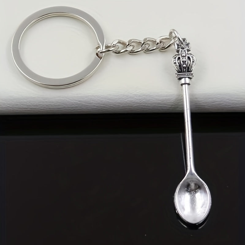 Crown Mini Tea Spoon Royal Alice Nose Keychain
