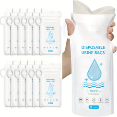 12 Pack 700ML Emergency Disposable Urinal Bags Camping Pee Bags