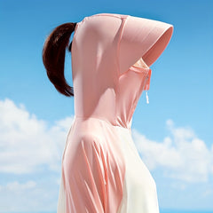 Women's Summer Sun Suit Hoodie Shawl Wrap UV Protection Sports Jacket