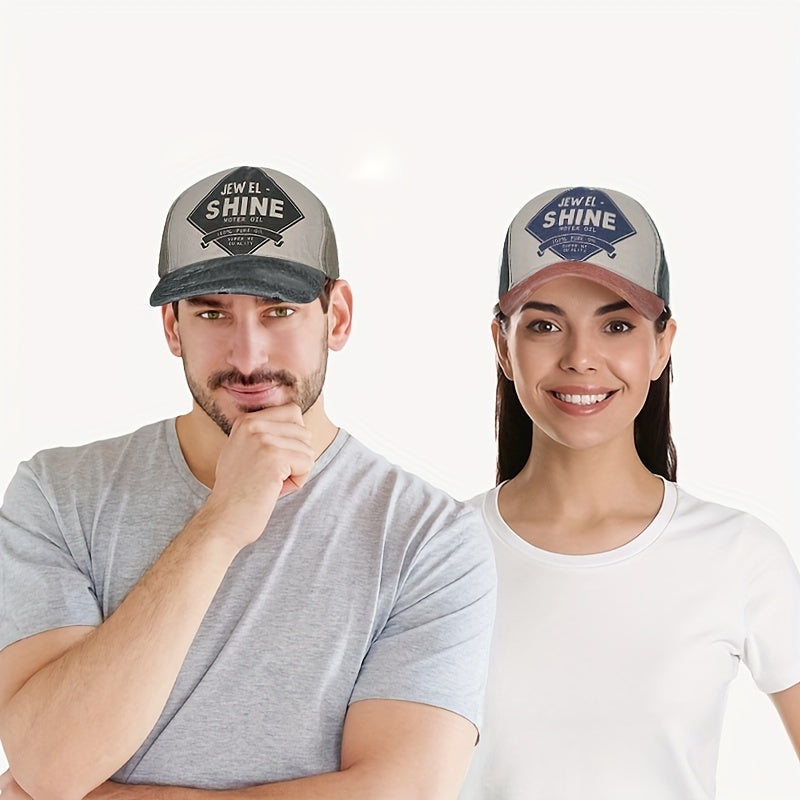 Unisex Baseball Cap Outdoor Casual Retro Ripped Cap