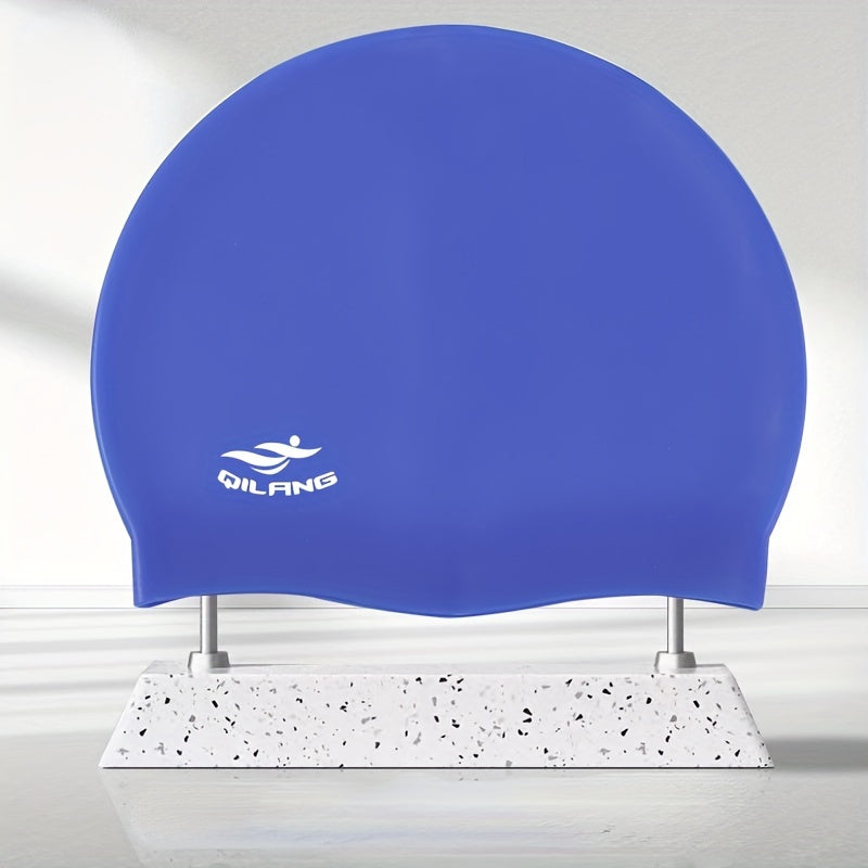 Waterproof Silicone Swimming Cap for All Ages