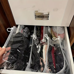 Zipper Bags Transparent Sorting Storage Travel Cosmetic Sub-packing Bags