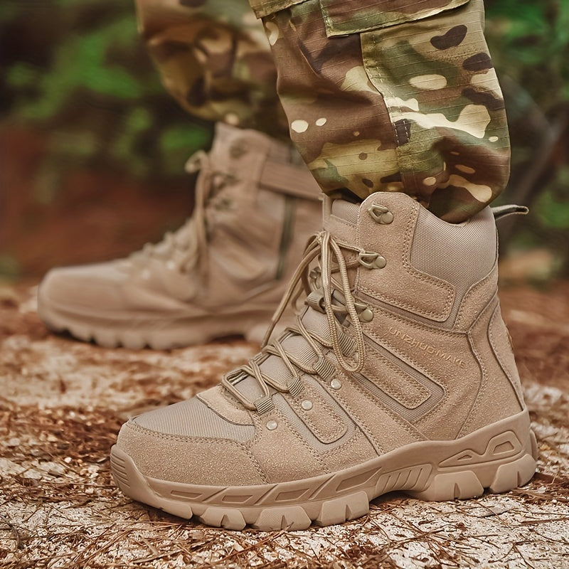 Men's High Top Tactical Boots Anti skid Wear resistant