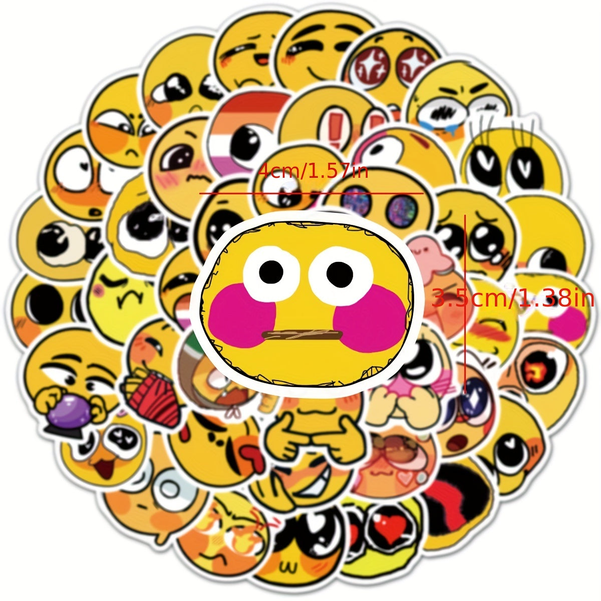 100pcs MEME Cartoon Stickers for Laptops and More