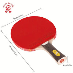 Competition Training Table Tennis Racket Wooden Handle