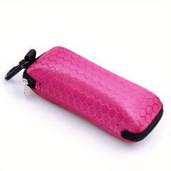 Honeycomb Glasses Case Zipper Sunglasses Storage Box