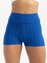 Honeycomb High Waist Sports Shorts Hip Lifting Yoga Leggings