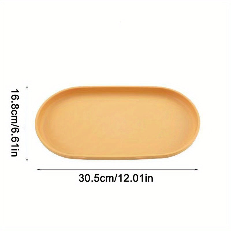 Oval Tea Cup Tray Restaurant Coffee Tray Storage Tray