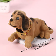 Fun Nodding Puppy Car Dashboard Toy Random Shaking Head Dog Figurine