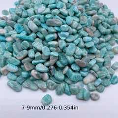 50g Natural Tianhe Stone Flakes Quartz Healing Crystals Polished Gravel Stones