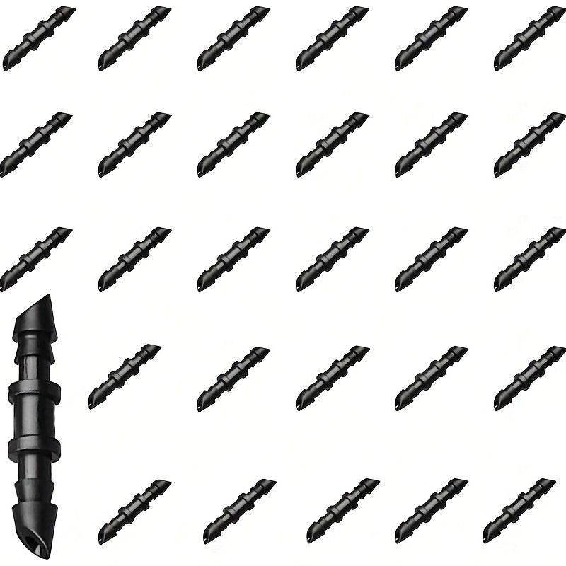 30-50pcs Drip Irrigation Barbed Coupling Fittings - Drip Tubing Irrigation