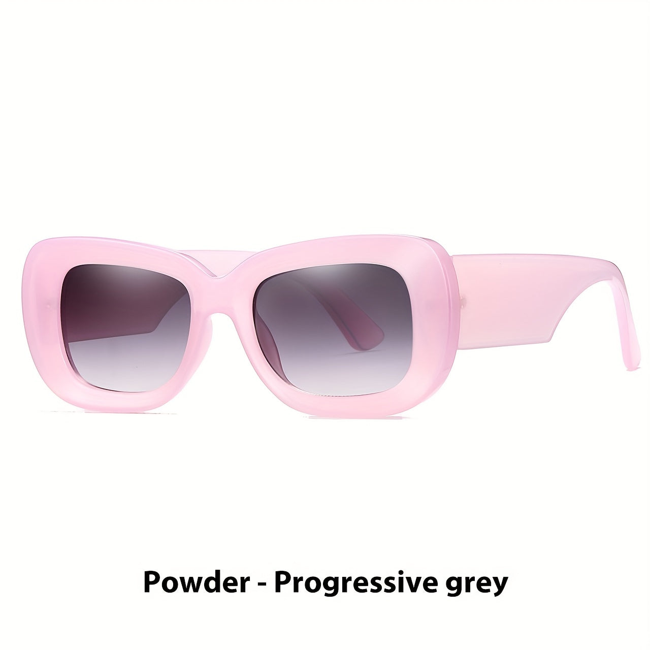 Large Square Sunglasses Casual Gradient Glasses UV400
