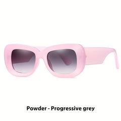 Large Square Sunglasses Casual Gradient Glasses UV400