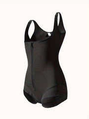 Zipper Shaping Bodysuit Tummy Control Butt Lifting Body Shaper