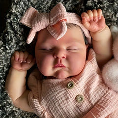 iCradle Anime Themed 19 Inch Reborn Lifelike Doll with Hand Painted Hair
