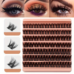 Long & Thick 7 Row False Eyelashes with Self Grafting Tech