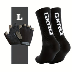 Cycling Gloves & Socks Set: Protection & Style in One
