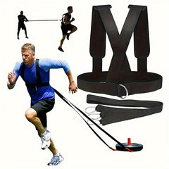 Running Speed Training Belt with 99 lbs Resistance Band