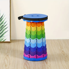 Portable Telescopic Stool for Outdoor Lightweight Folding Comfort