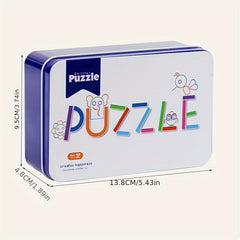 Educational Puzzle Blocks Alphabet Matching Game
