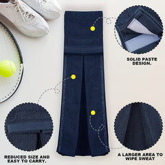 Football Field Towel Microfiber Sports Towel with Hook and Loop Fastener