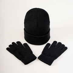 Men's Knitted Hat And Gloves Set