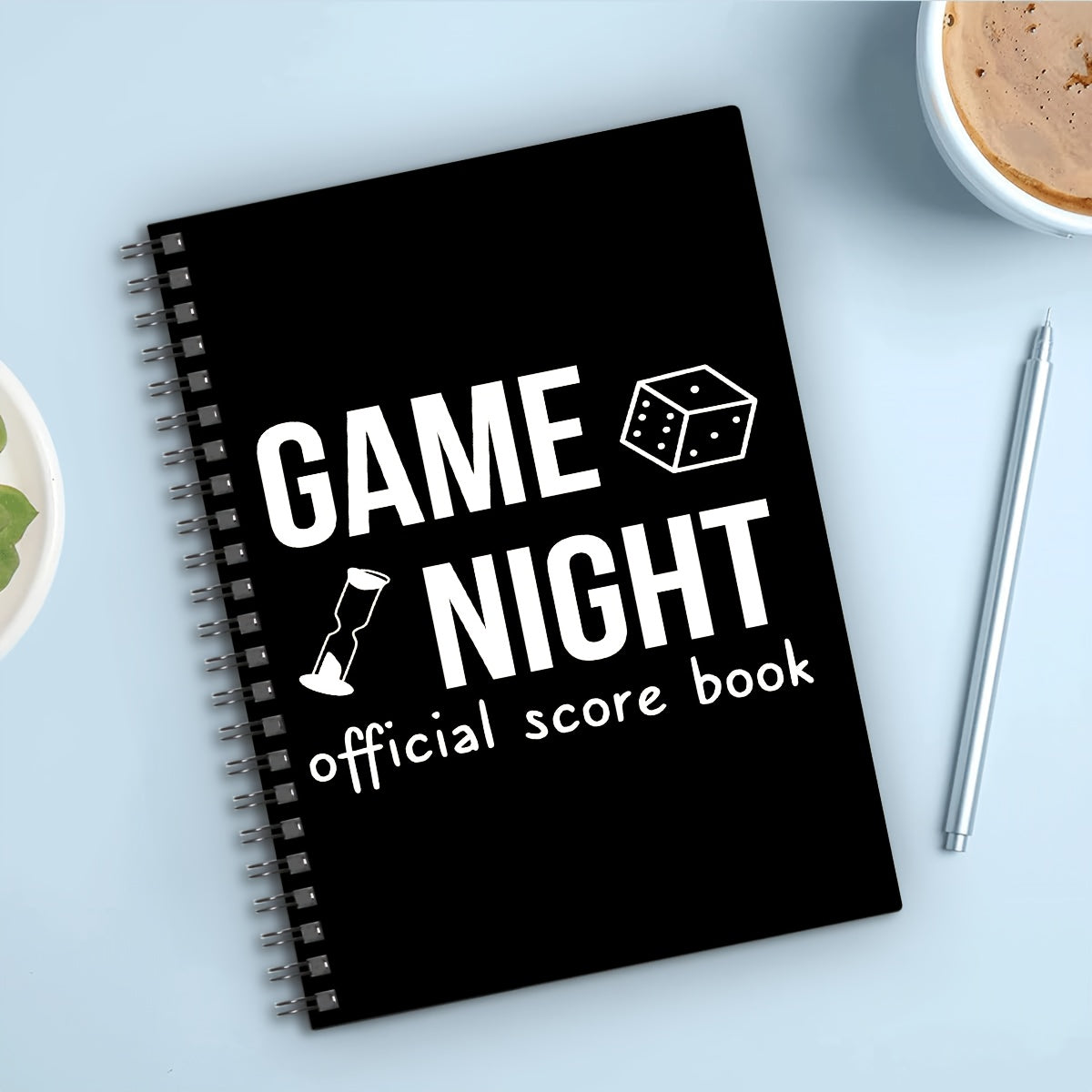 Spiral Game Night Score Book for Board Game Enthusiasts