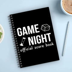 Spiral Game Night Score Book for Board Game Enthusiasts