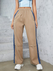Women's Elastic Waist Sports Pant Loose Fit